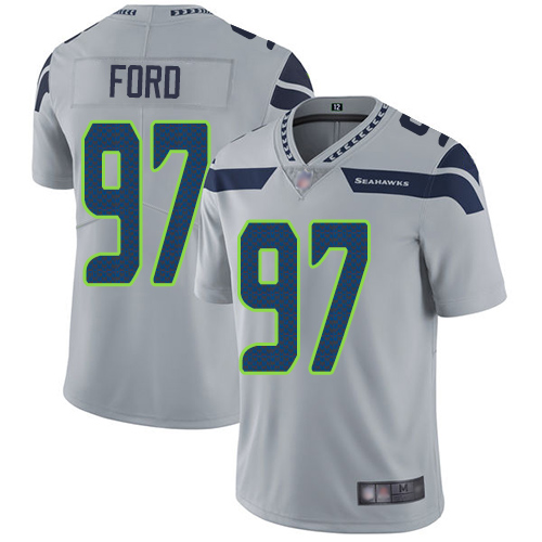 Seattle Seahawks Limited Grey Men Poona Ford Alternate Jersey NFL Football 97 Vapor Untouchable